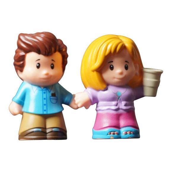 Fisher-Price Other - Fisher‑Price Little People Mother & School Teacher Replacement Figures 2PK EUC